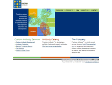 Tablet Screenshot of precisionantibody.com